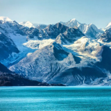Alaska cruise destination with snow-capped mountains and scenic waterways